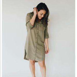 CJLA Magnolia Dress - Olive